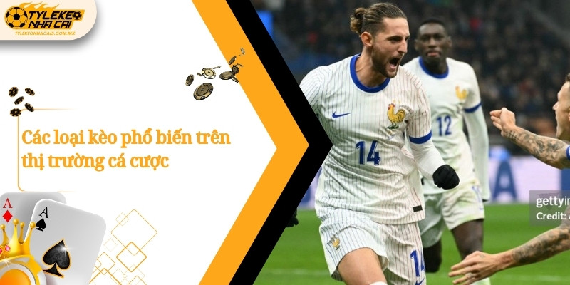 Các loại kèo phổ biến trên thị trường cá cược